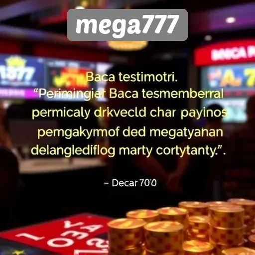 Testimoni Pemain Mengenai Pengalaman Bermain di Mega777